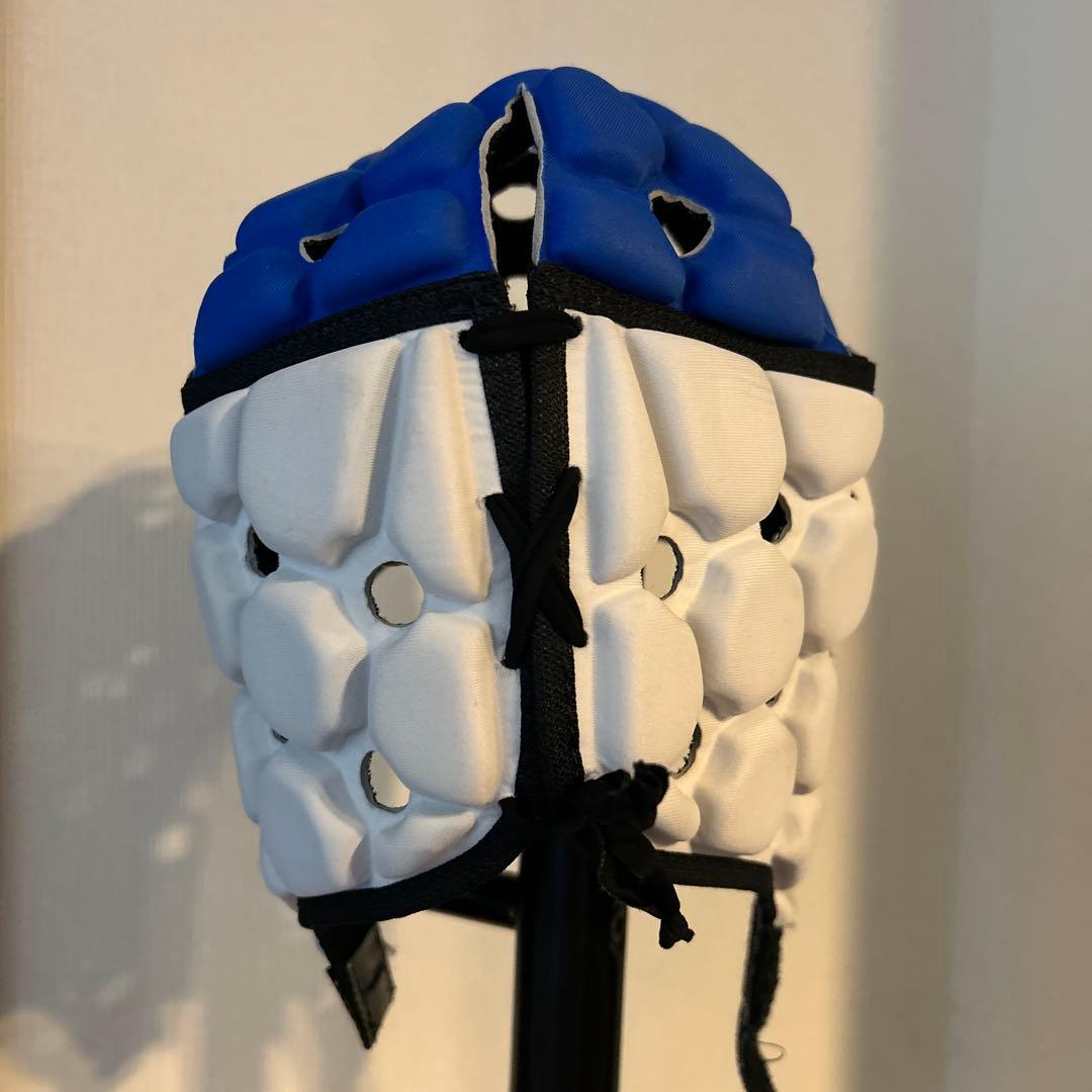 BODY ARMOUR ラグビー ヘッドギア Mサイズ 青/白