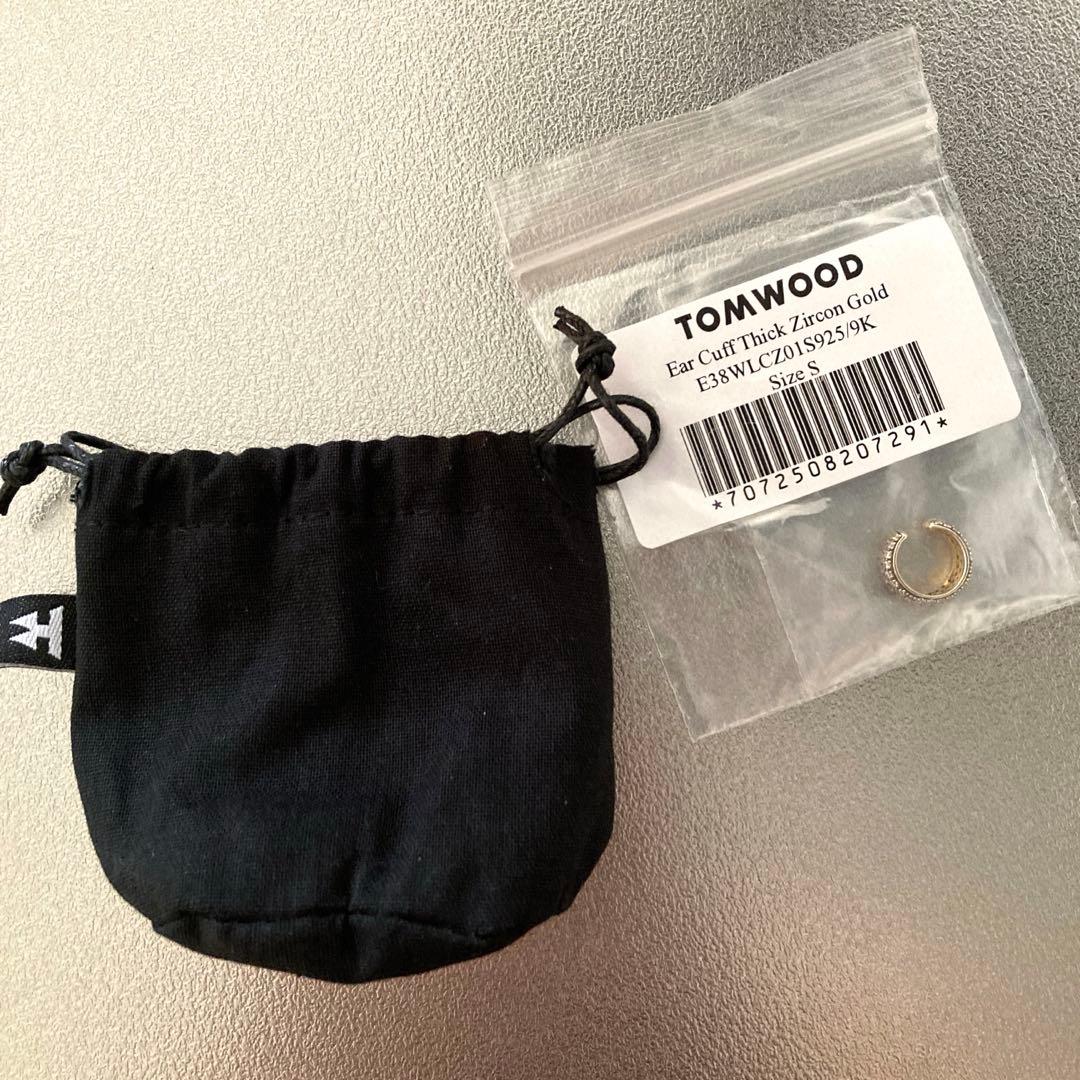 ☆試着のみ☆ 付属品あり　TOM WOOD EAR CUFF ジルコニア