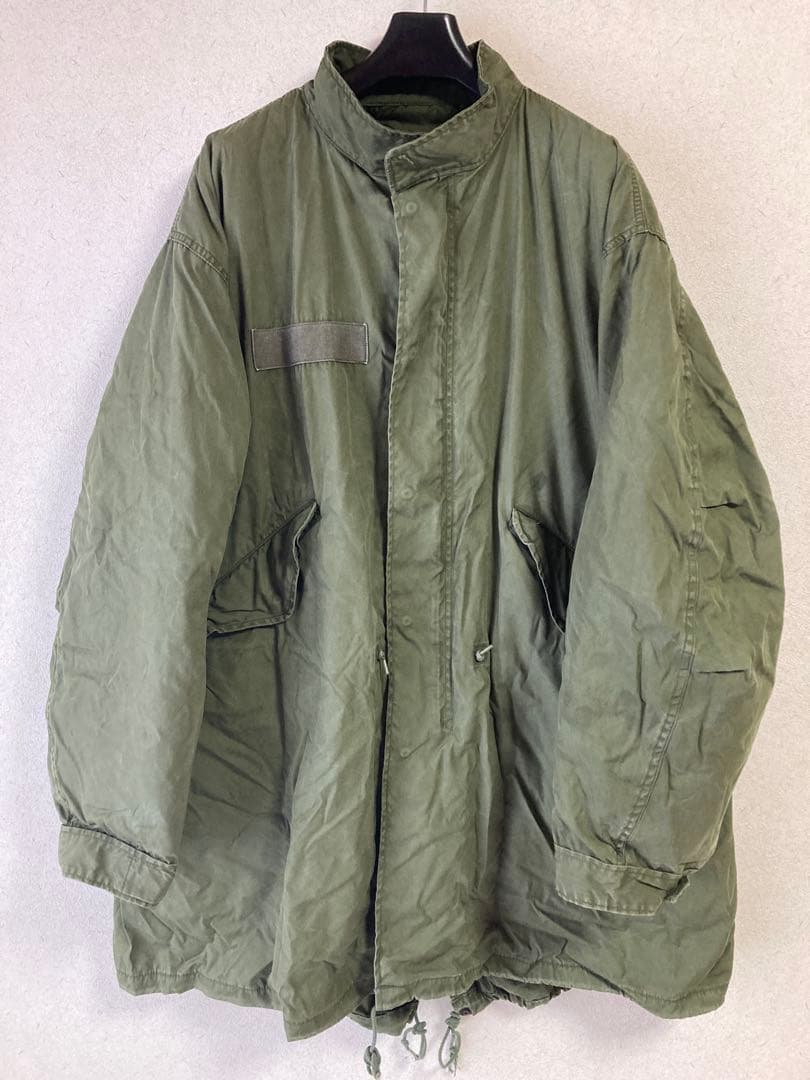 米軍実物　M65フィッシュテールパーカーUSED ライナー付　Ｌ1988年最終型