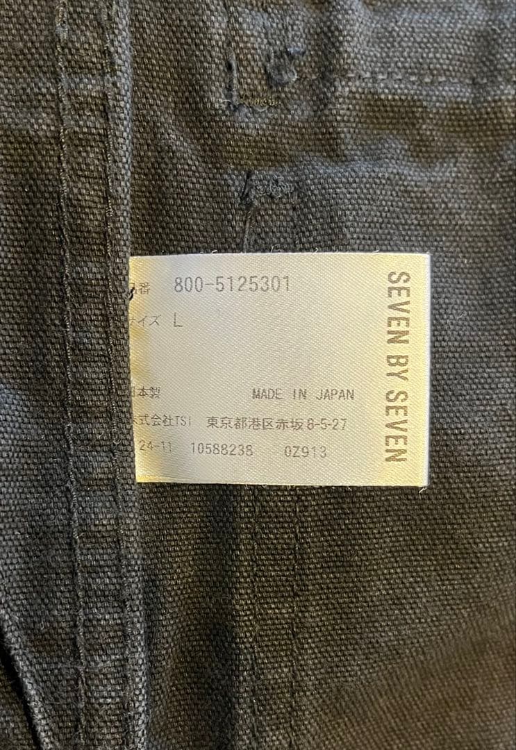 ジャケット・アウター SEVEN BY SEVEN HUNTING COVERALL JACKET L