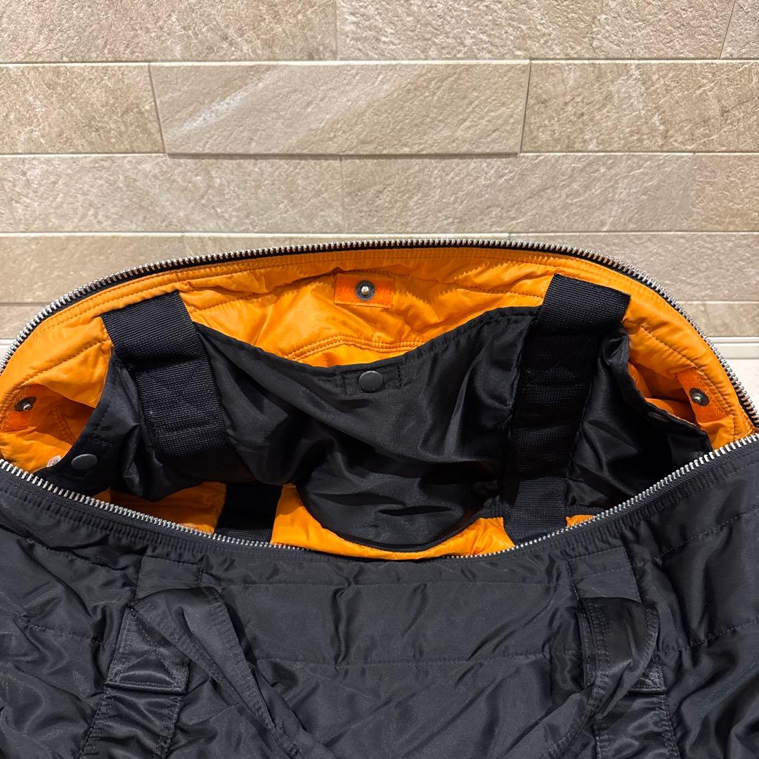 【値下げ】PORTERタンカー　ドラムバッグ大　ブラック