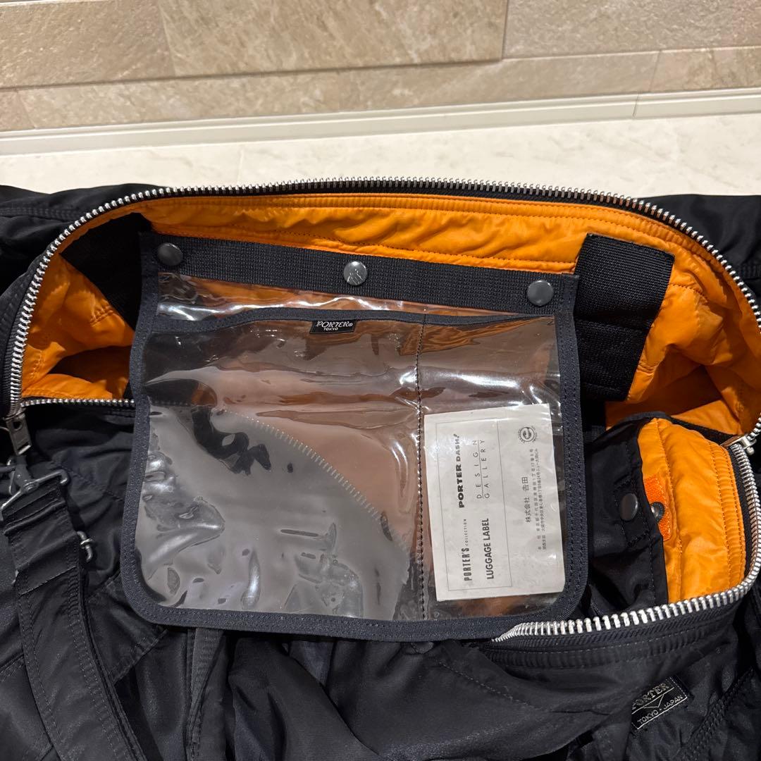 【値下げ】PORTERタンカー　ドラムバッグ大　ブラック