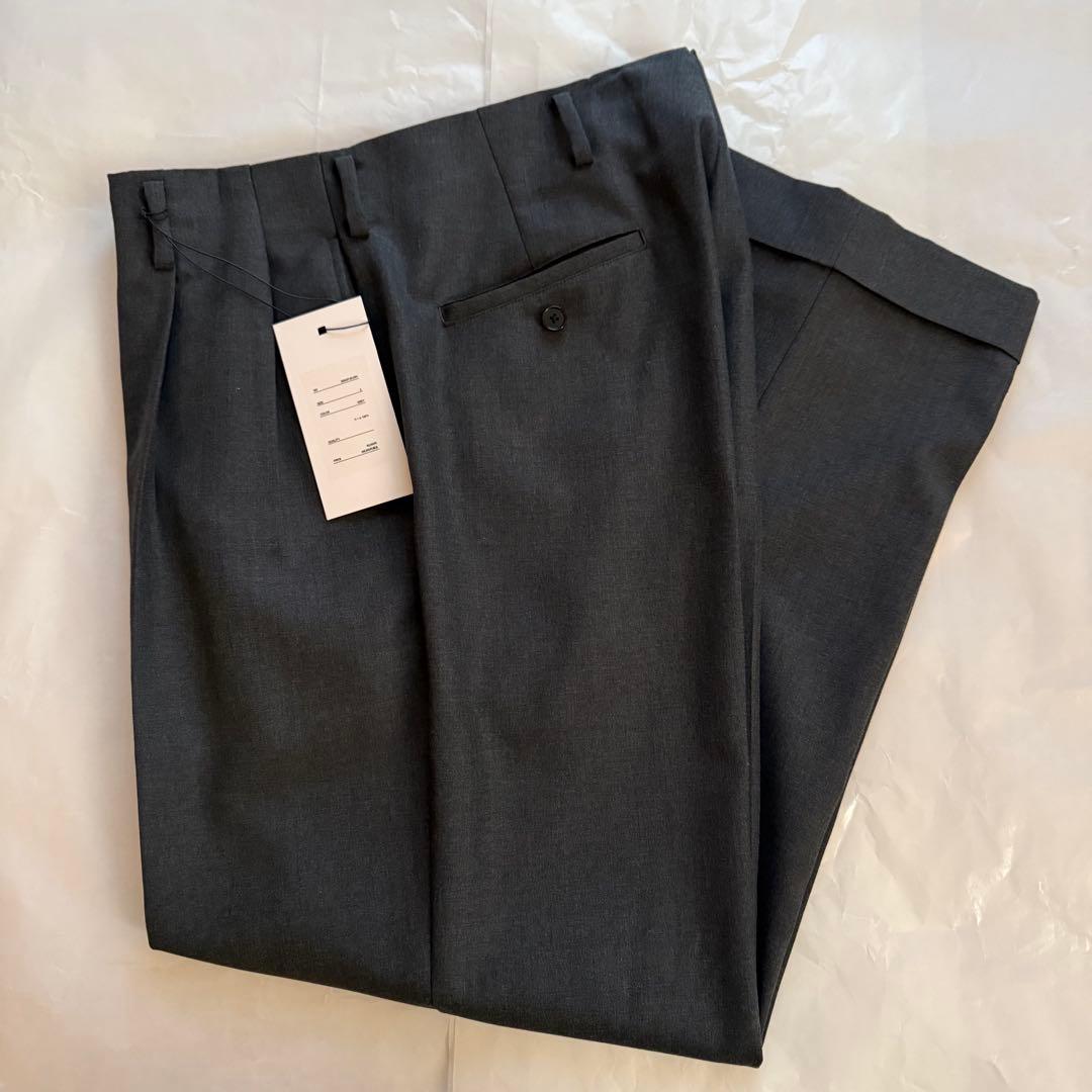 パンツ A.PRESSE 25SS Wool Gabardine Trousers 2