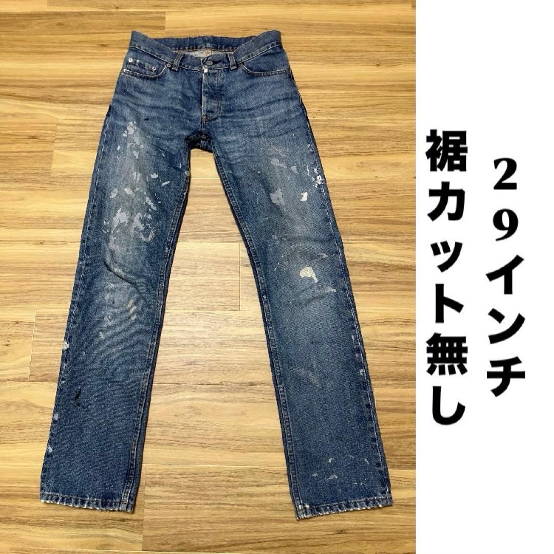 ヘルムートラング 98AW ペンキデニム 名作