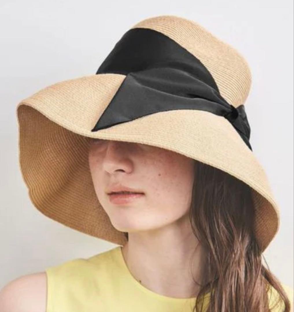 【未使用】アシーナニューヨーク ハット リボンブラック