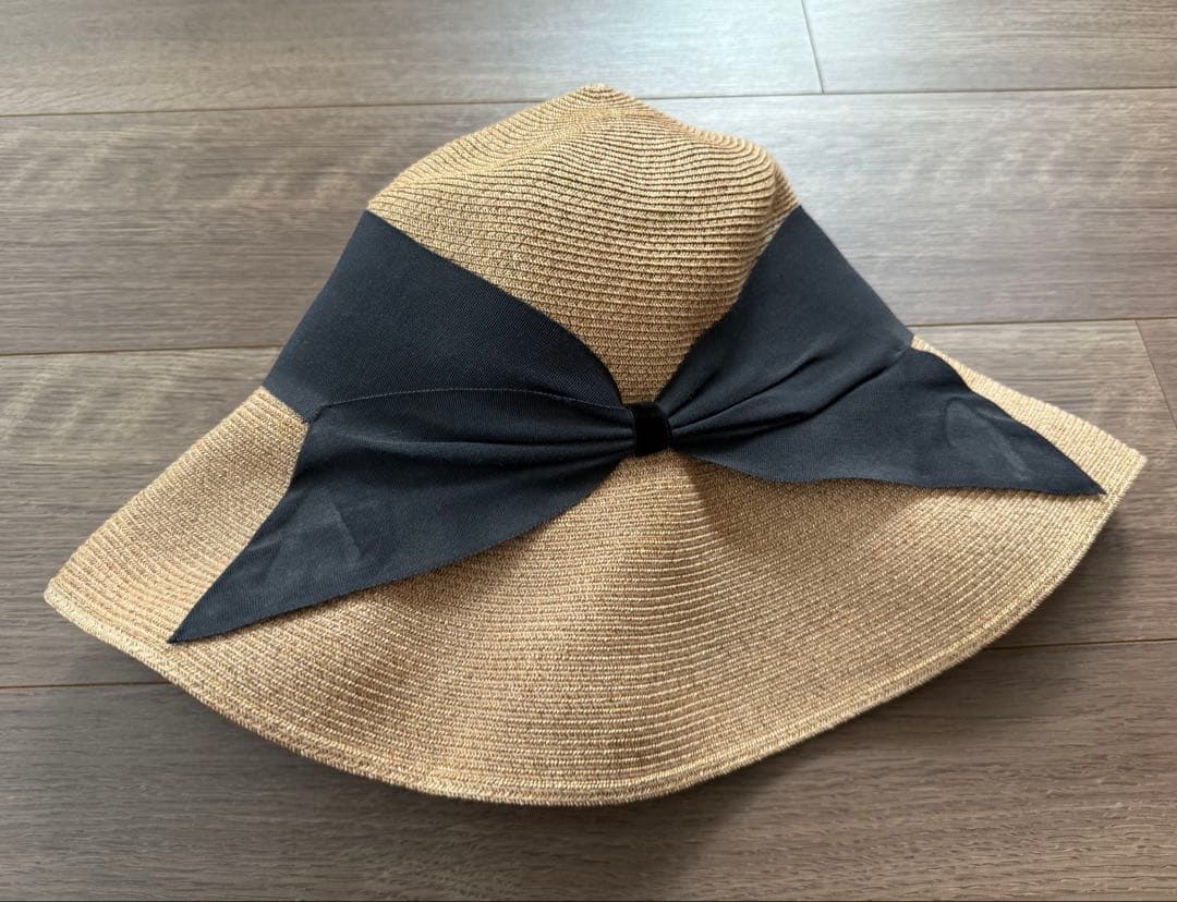 【未使用】アシーナニューヨーク ハット リボンブラック