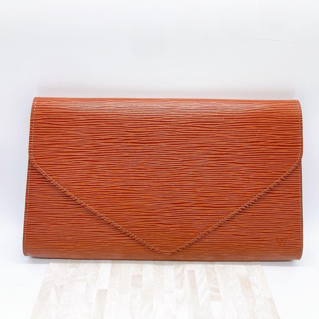 LOUIS VUITTON エピ　ブラウン　アールデコ　クラッチバッグ　正規品