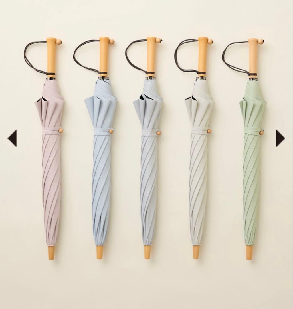 【新品未使用、タグ付き】サンバリア100 長傘S moku グレー