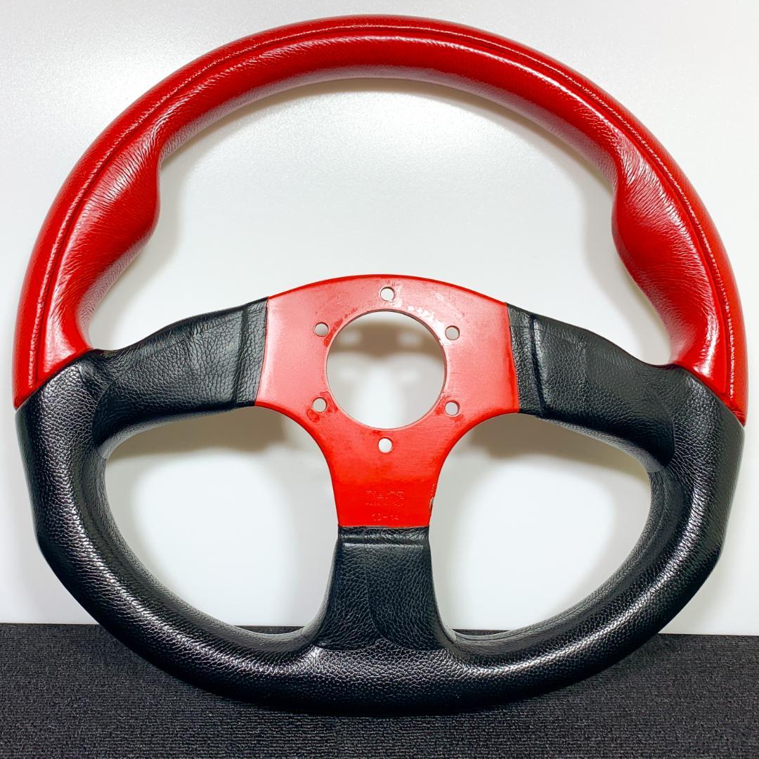 モモ コマンド2 レッドスポーク Dシェイプ 35cm 廃盤 希少 ネジ付