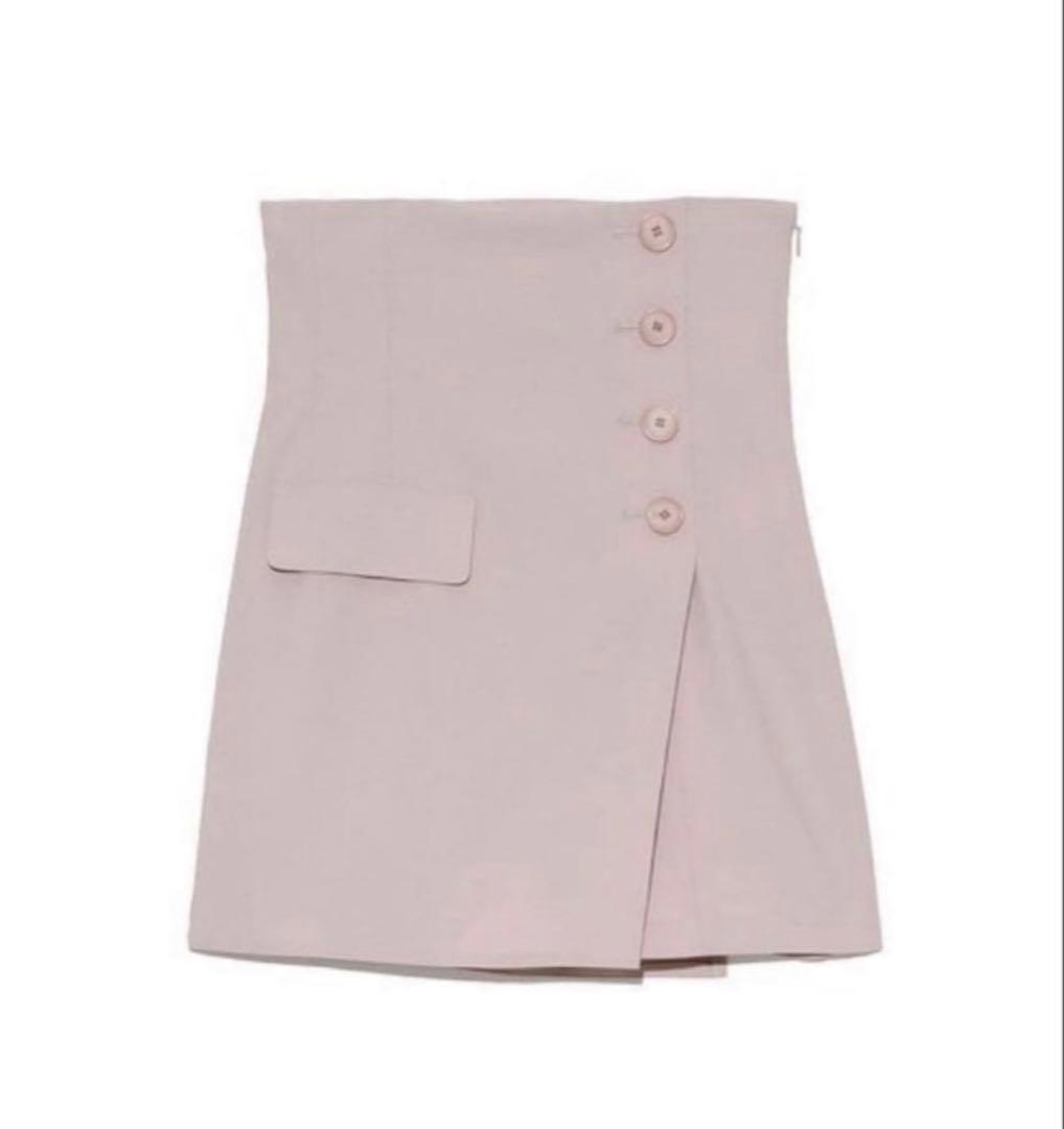 snidel ハイウエストキュロットショートパンツ 0サイズ