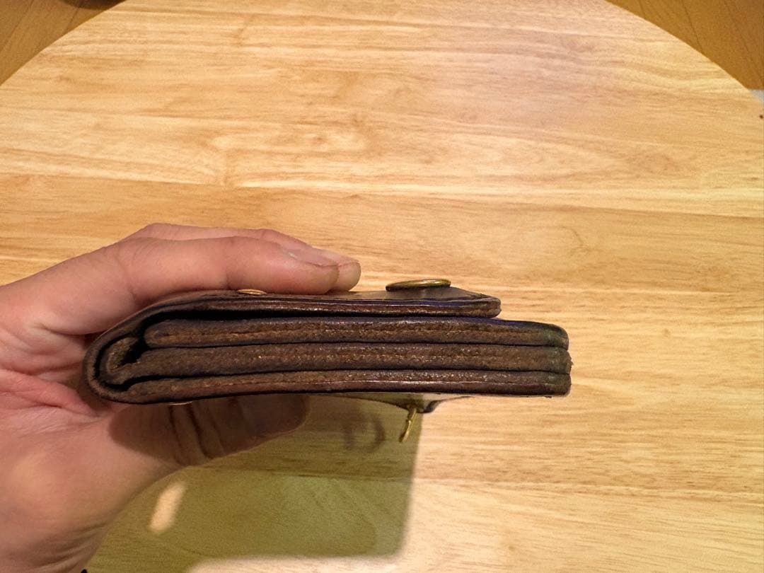 ホーウィンシェルコードバンクロムエクセル 三層ミディアムトラッカーウォレット