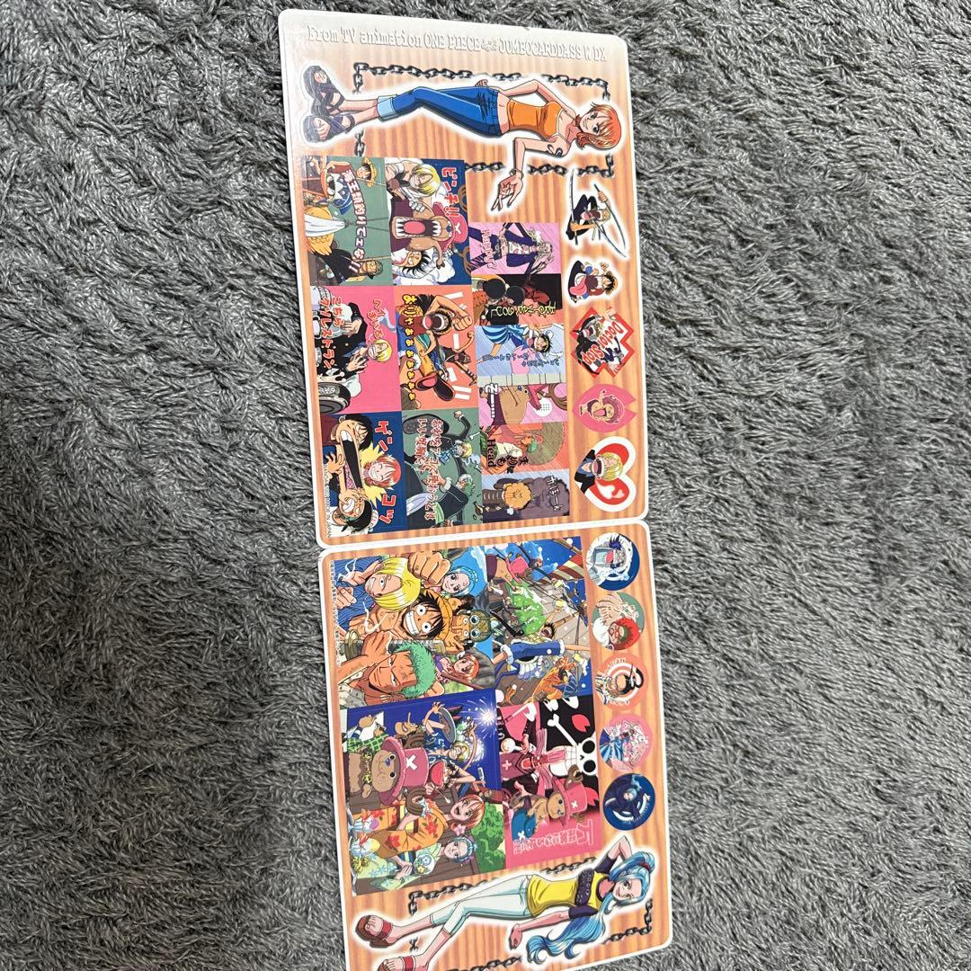 ワンピースカード　ジャンボカード　シール