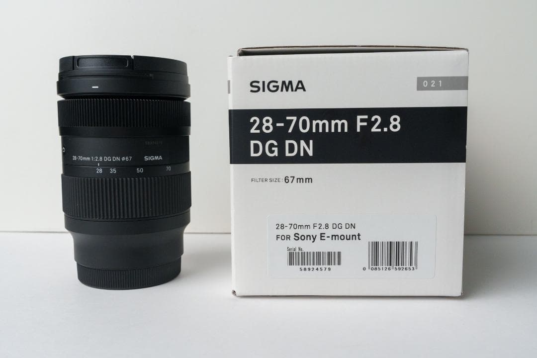 ほぼ新品 SIGMA ソニーEマウント 28–70mm F2.8 DG DN