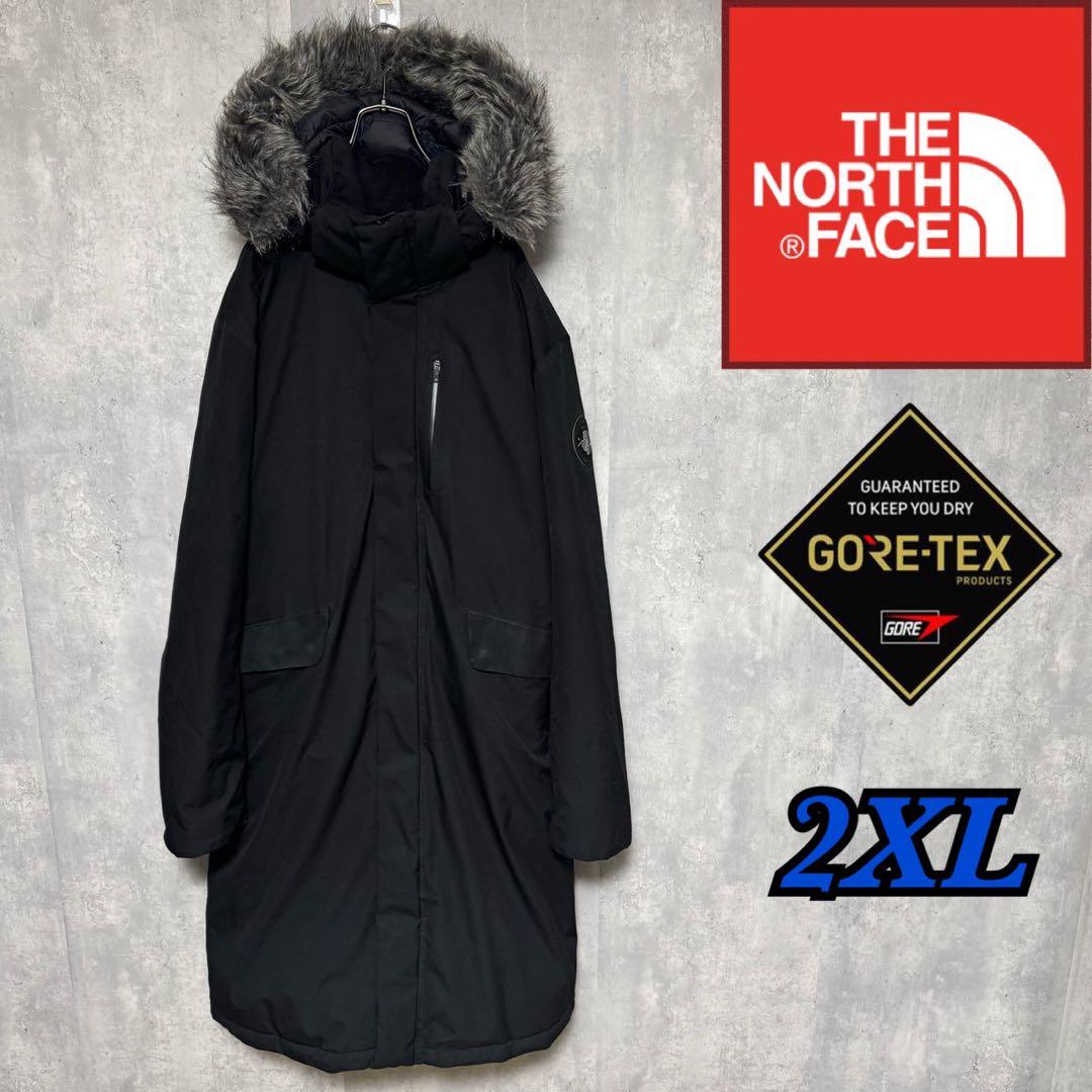ノースフェイス マクマード ロングダウンジャケット ダウンコート ブラック ゴア