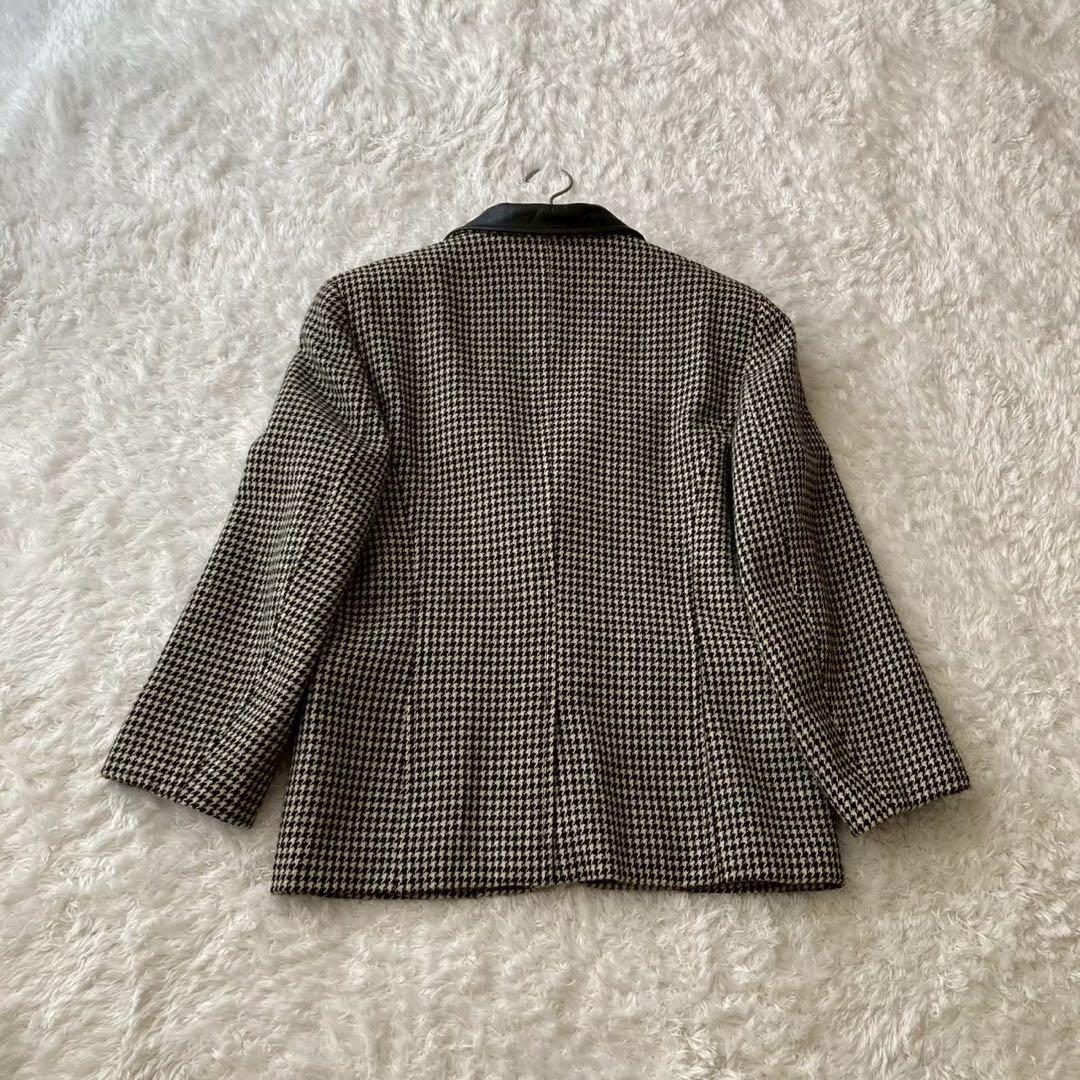 トリココムデギャルソン　千鳥格子柄 テーラード ジャケット ヴィンテージ