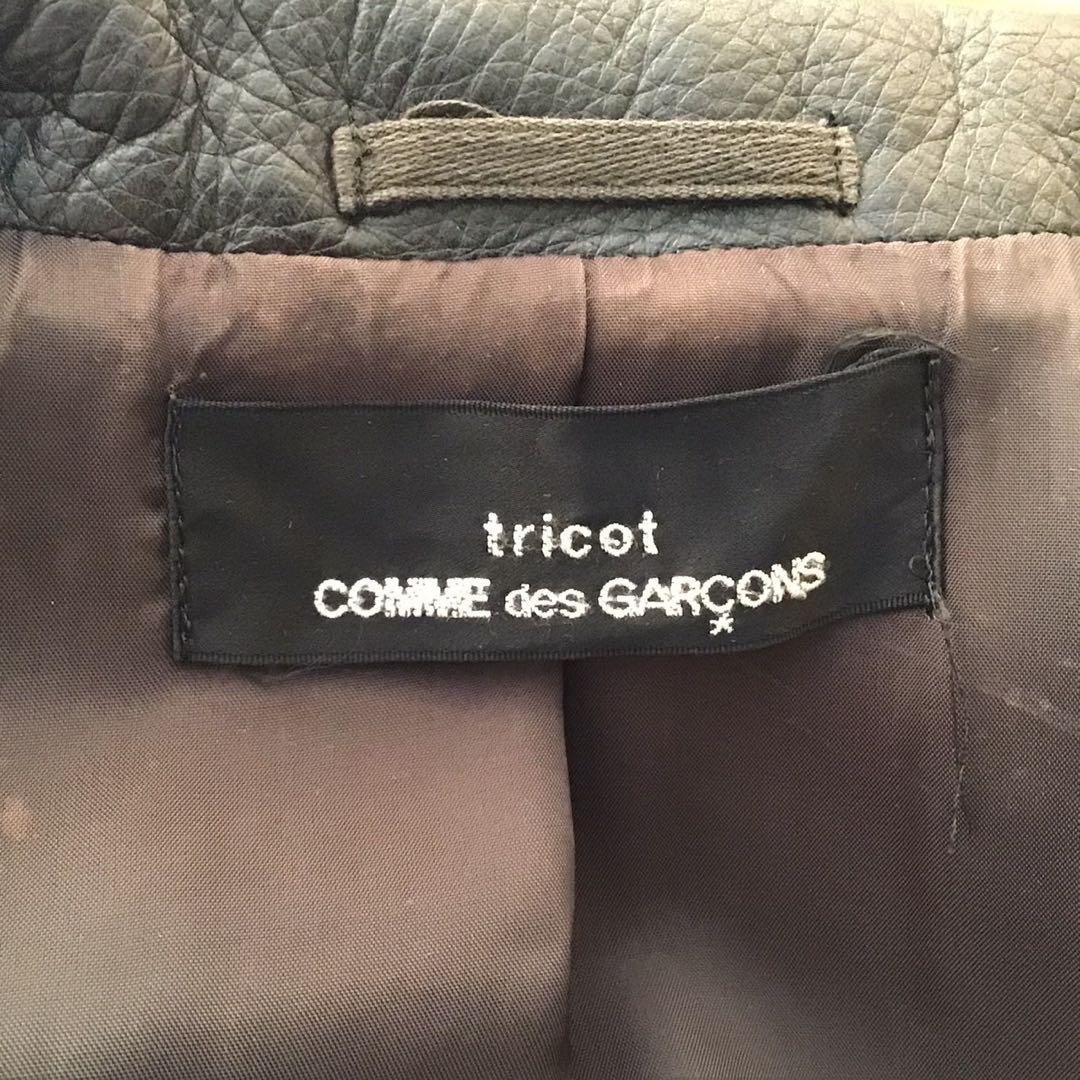 トリココムデギャルソン　千鳥格子柄 テーラード ジャケット ヴィンテージ