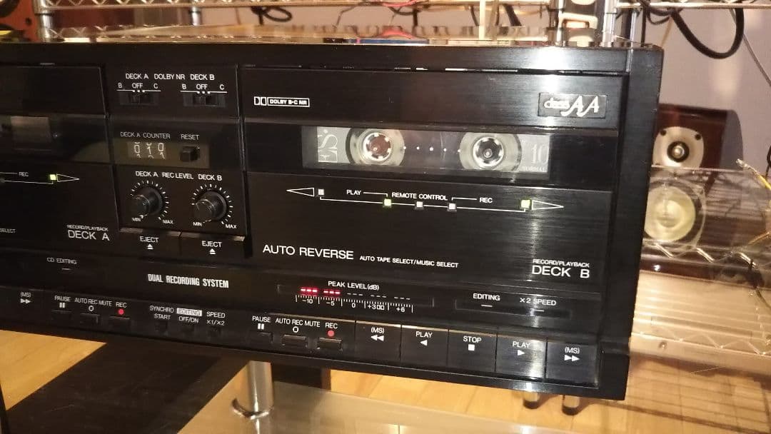 Technics RS-X860 ツイン録音対応ダブルカセットデッキ メンテ済み
