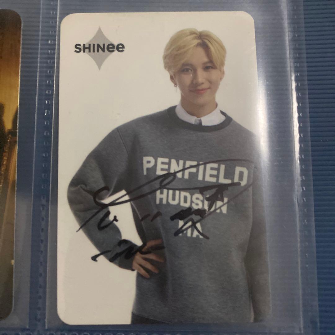 SHINee テミン サイン入りトレーディングカード