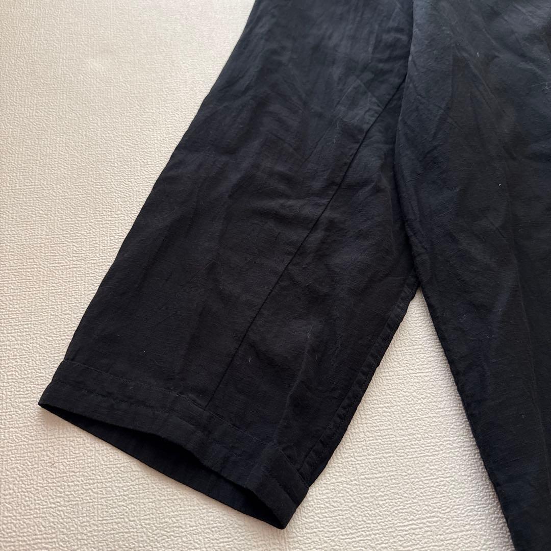 【美品】5W ファイブダブリュー ゴワット ノーカラーシャツ　ブラック　サイズ3