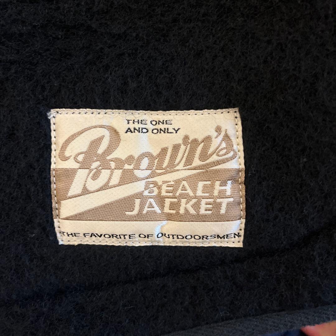 BROWN’S BEACH JACKET ベスト ブラック サイズ40