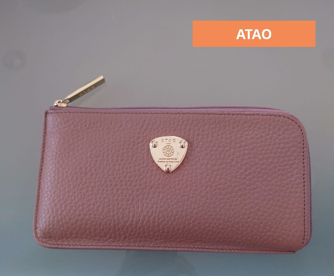 ATAO アタオ 長財布 スリモケリー アーモンド