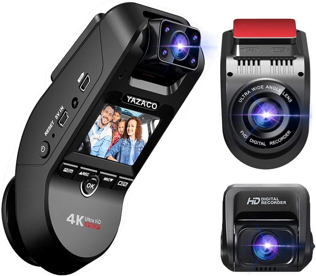 【高画質4K＋3カメラ】YAZACO P3 Pro 360°ドライブレコーダー