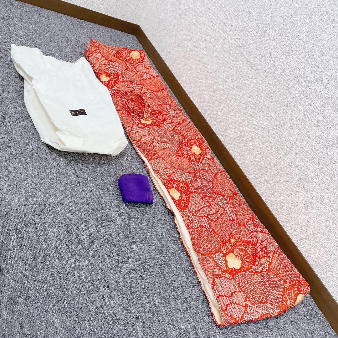 三味線 細棹 紅木 子持ち綾杉胴 一本溝 金細 和楽器