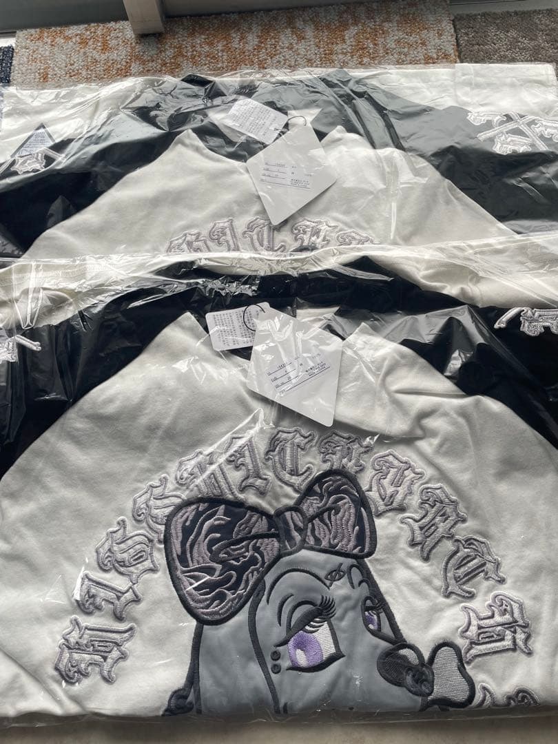 【新品未開封】KRY×GALFY 大萌袖ロングTシャツ ブラックホワイト 1枚