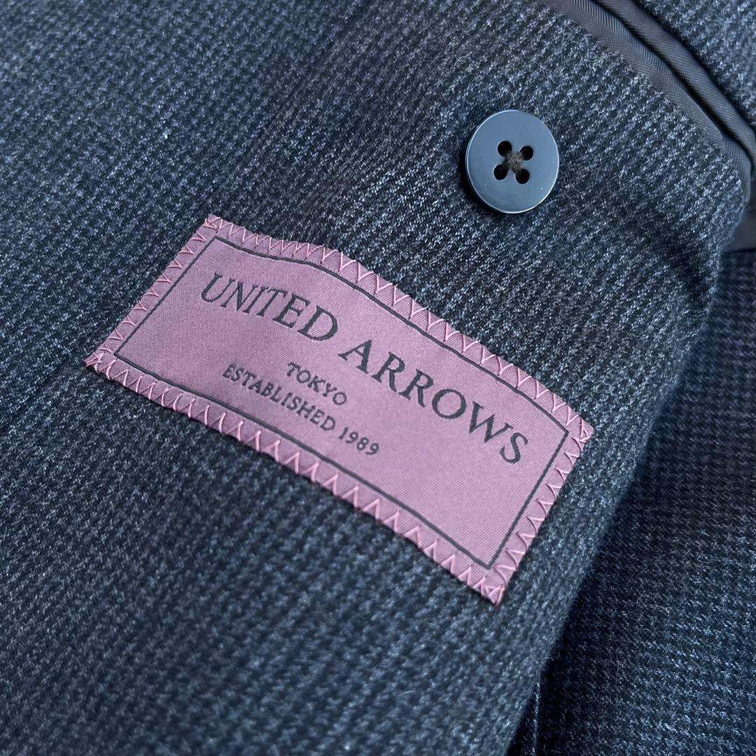 ユナイテッドアローズ レダ ハウンドトゥース スーツ 48