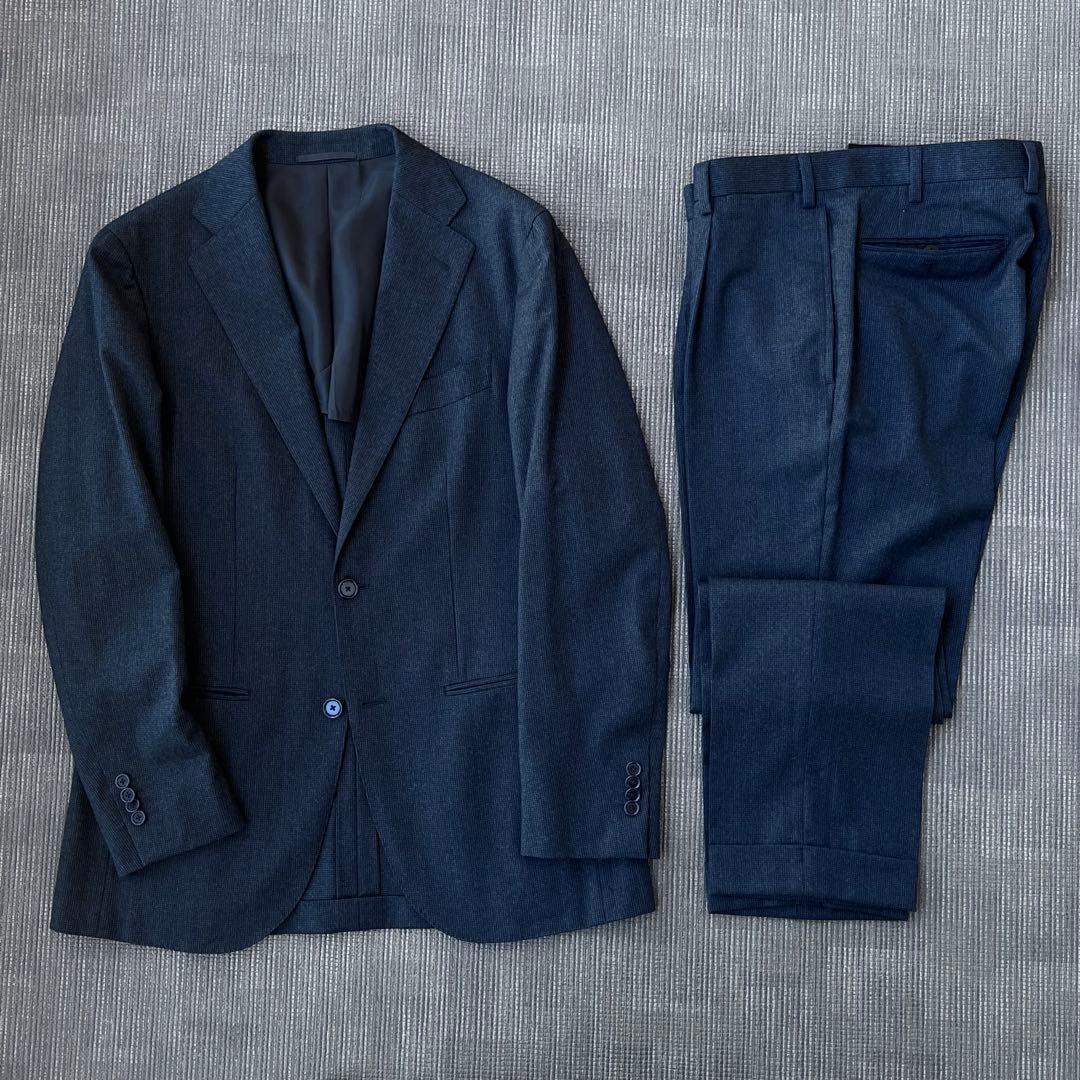 ユナイテッドアローズ レダ ハウンドトゥース スーツ 48