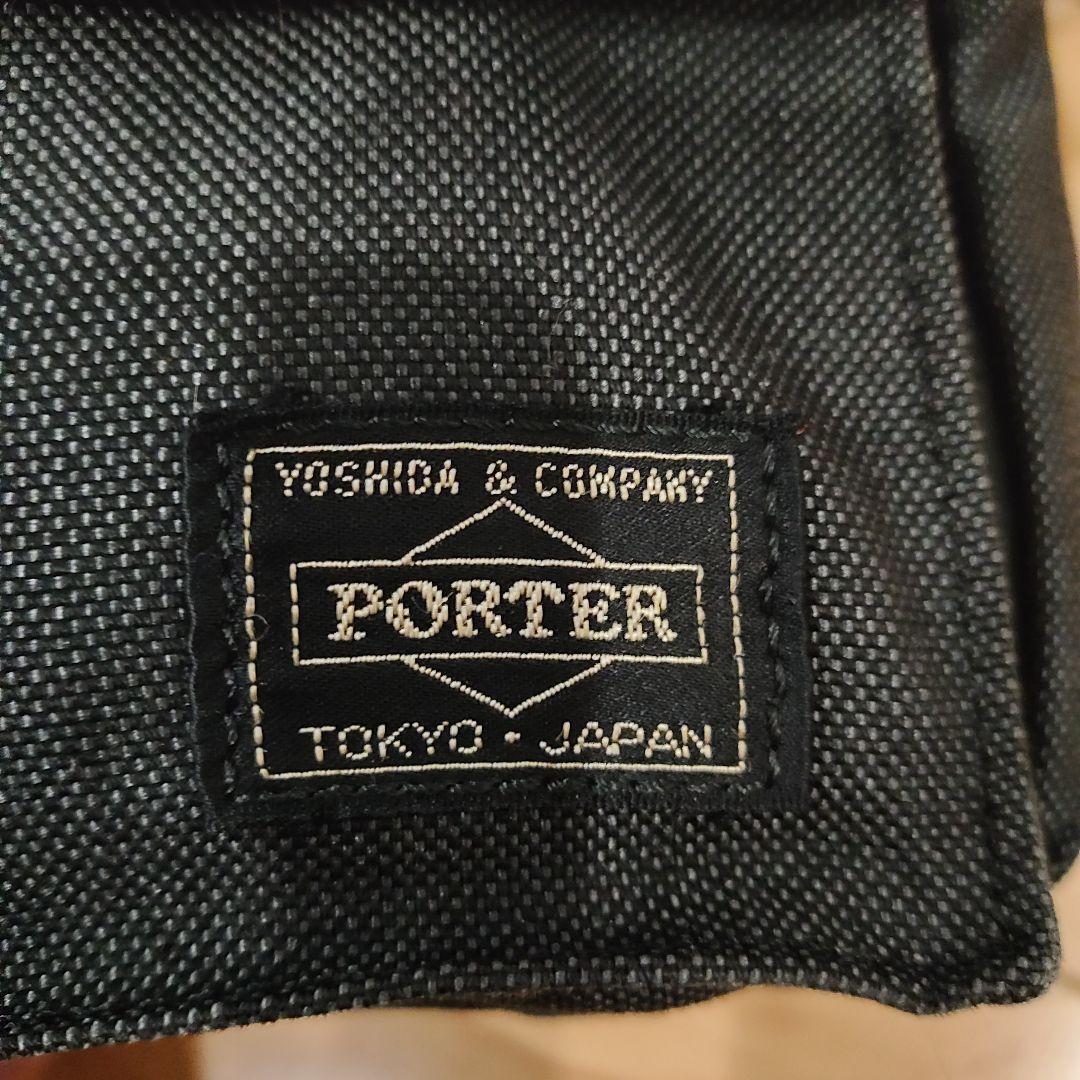ポーター　ブラックキャンバス　ショルダーバッグ