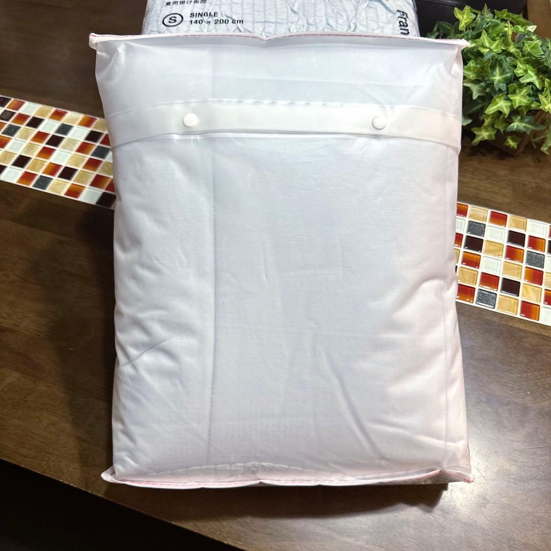 【Francfranc】　ふわろ 肌掛け布団　　ふわろ ベッドパッド（ギャザー）