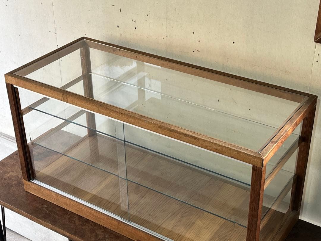 K*M様 昭和レトロ 木枠ガラスケース 和菓子店の陳列ケース ガラスショーケース