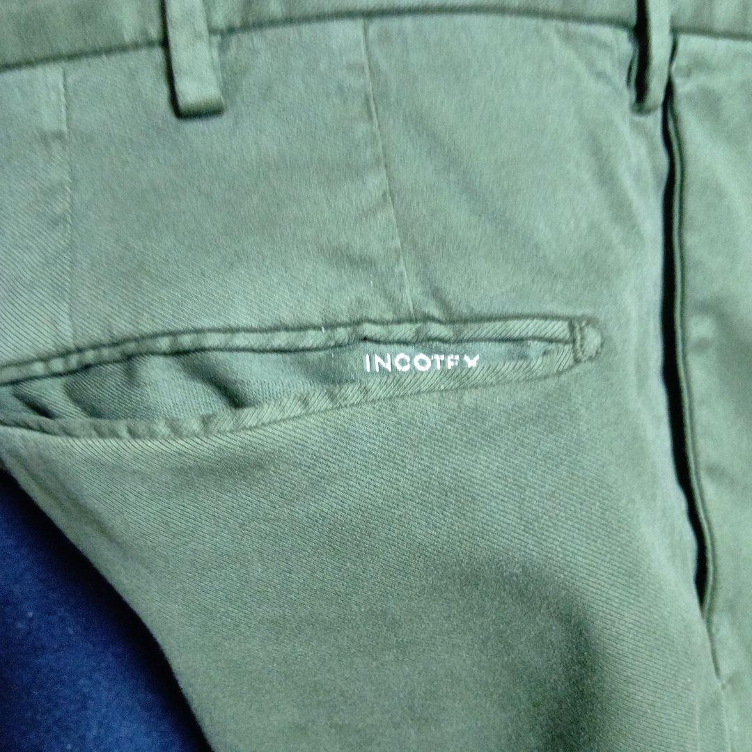 incotexスラックス 新品　秋冬に素材コットン61%