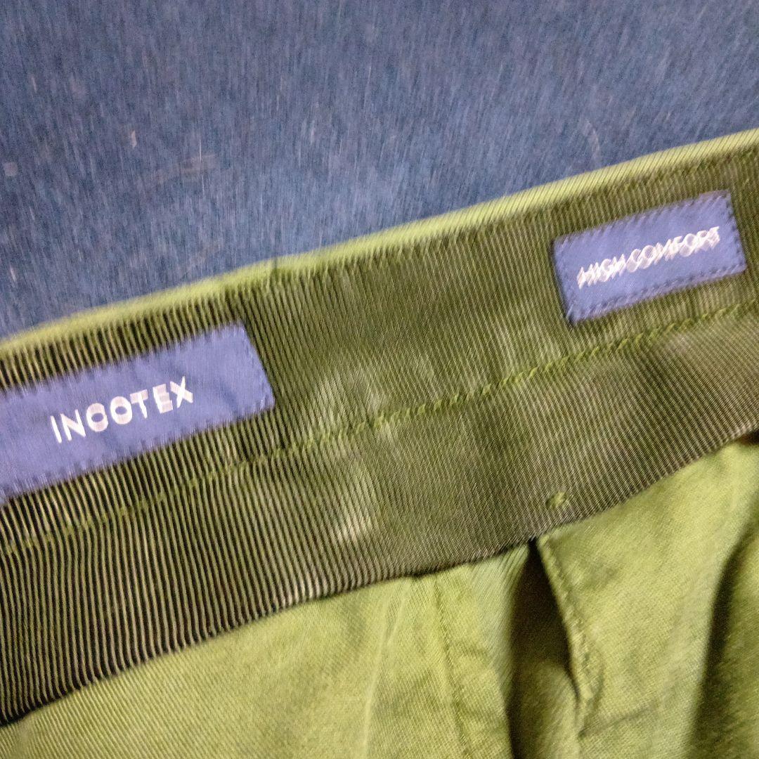 incotexスラックス 新品　秋冬に素材コットン61%