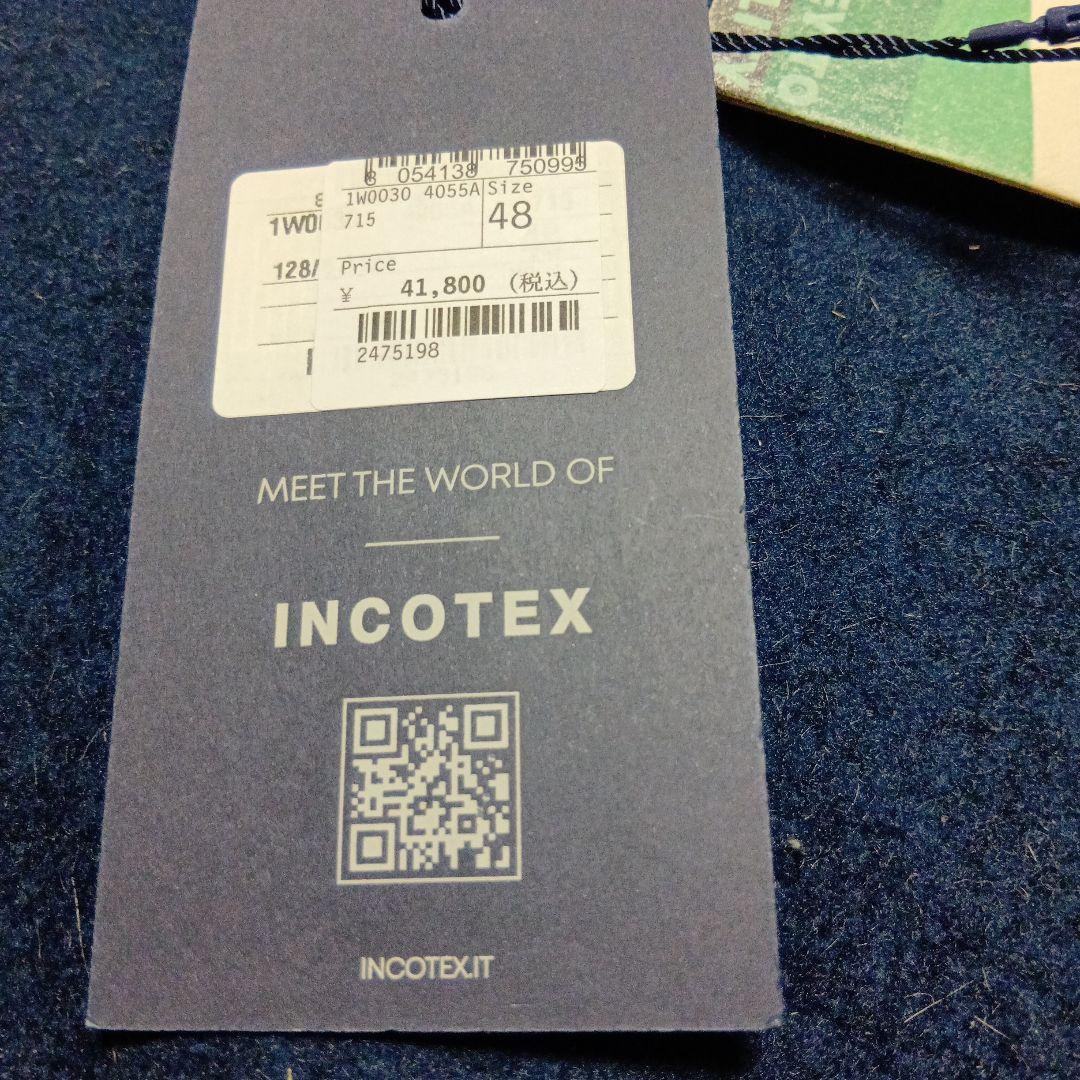 incotexスラックス 新品　秋冬に素材コットン61%