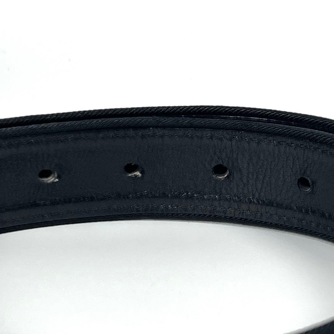 美品 Cartier カルティエ パンテール ベルト ブラック×ゴールド