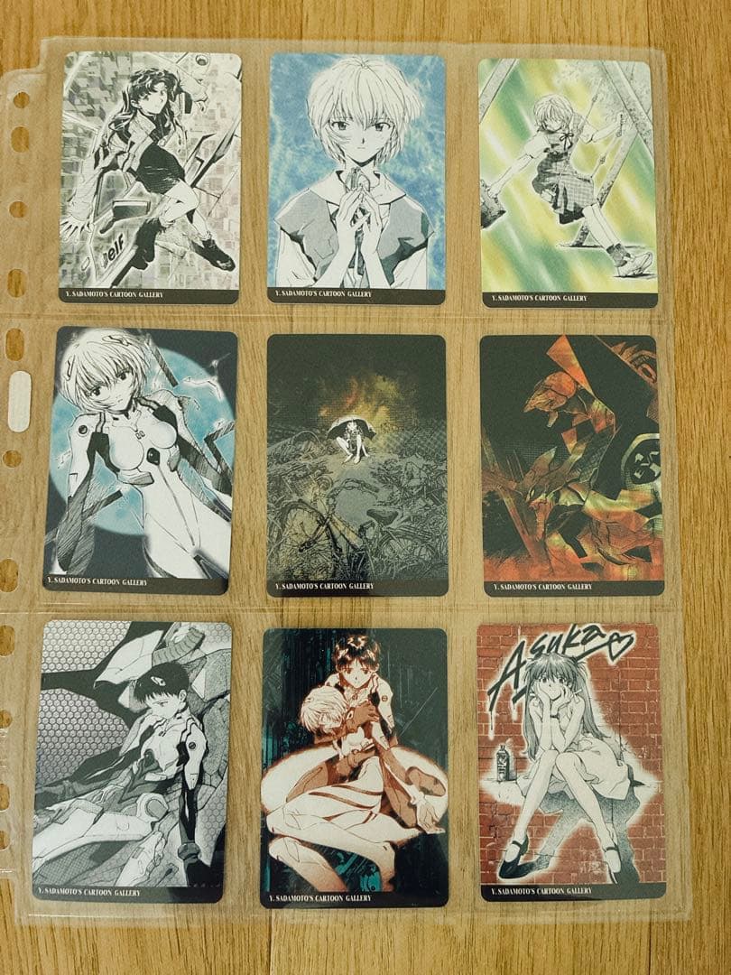 【美品】カードダスマスターズ 新世紀エヴァンゲリオン149枚+バインダー+おまけ