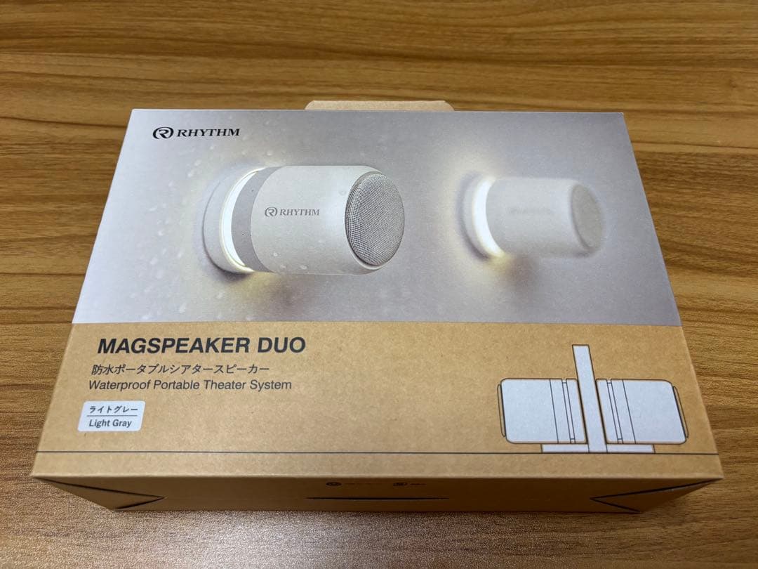 RHYTHM Magspeaker Duo 防水ポータブルシアタースピーカー