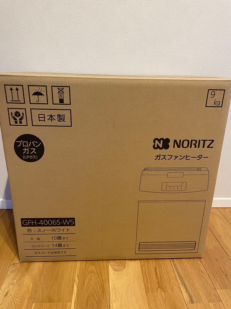 NORITZ ガスファンヒーター GFH-4006S-W5 新品未開封