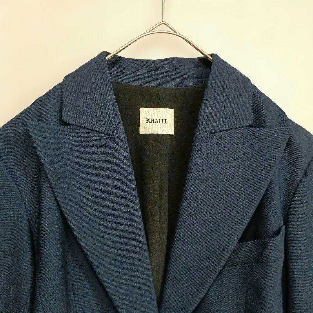 KHAITE カイト テーラードジャケット ネイビー サイズ0
