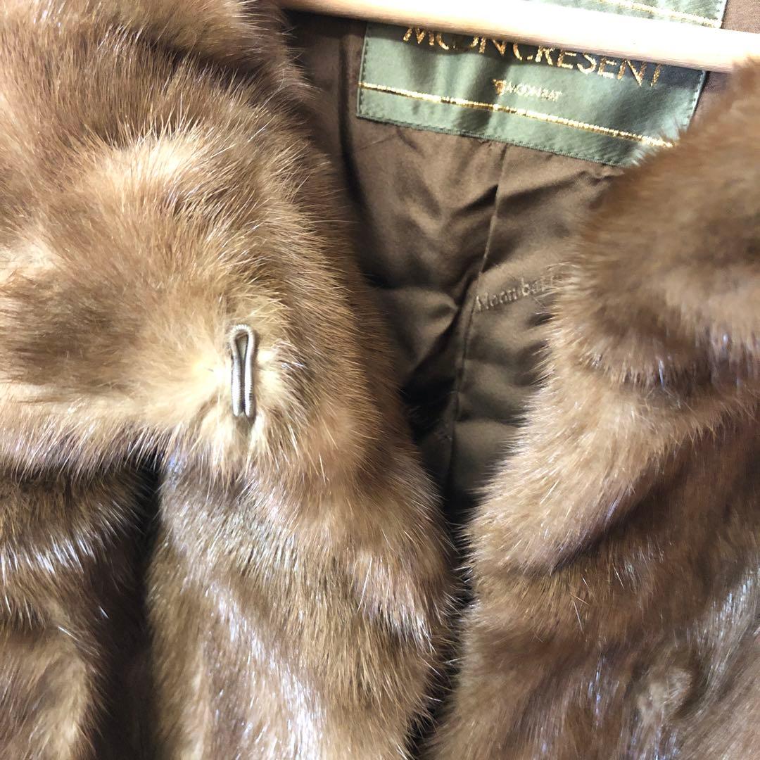 MOON CRESENT ムーンクレセント リアルファー 毛皮 コート アウター