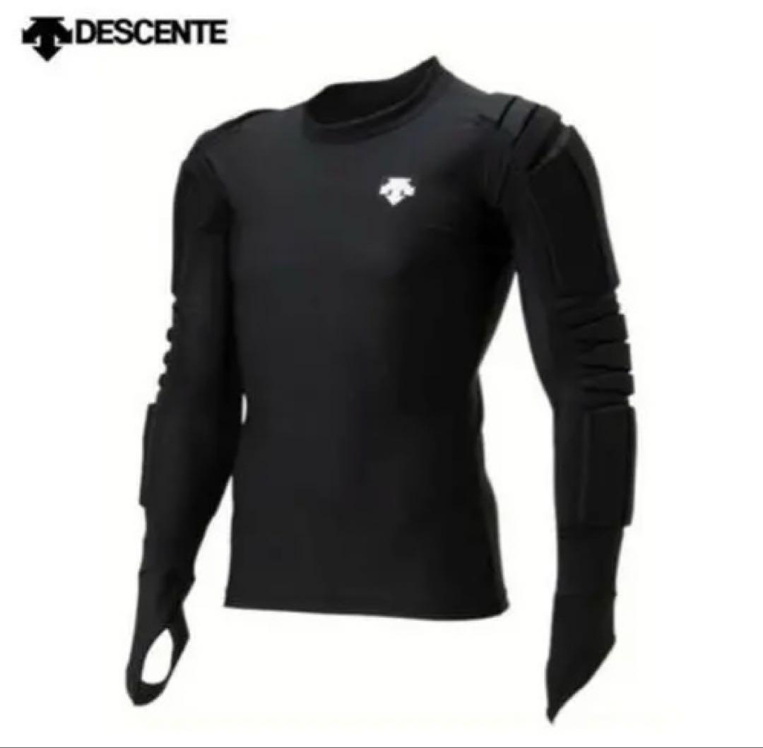 【ほぼ￼新品】デサントスキー競技用インナーパッドDWUWJK68ブラックLサイズ