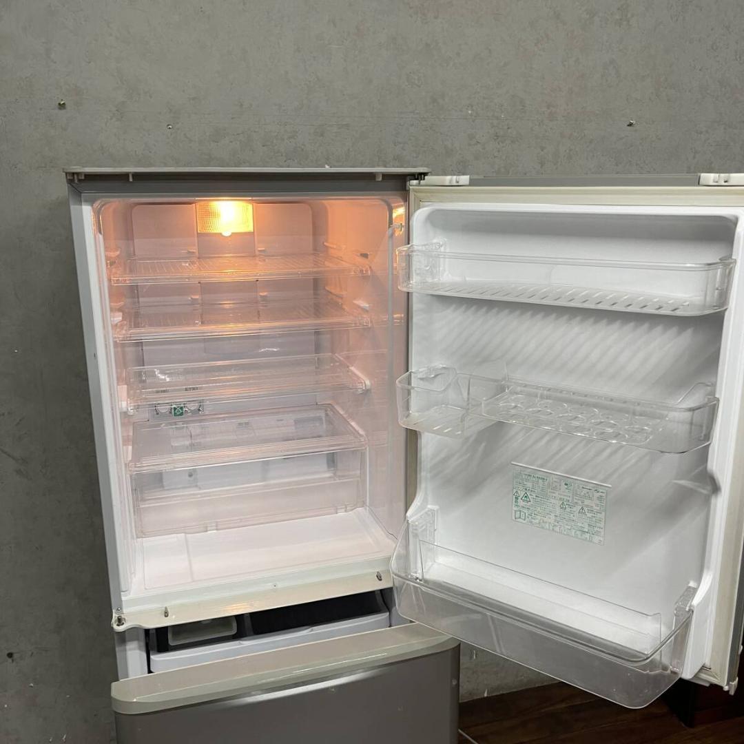 SHARP シャープ SJ-WA35B-S ノンフロン冷凍冷蔵庫 3ドア