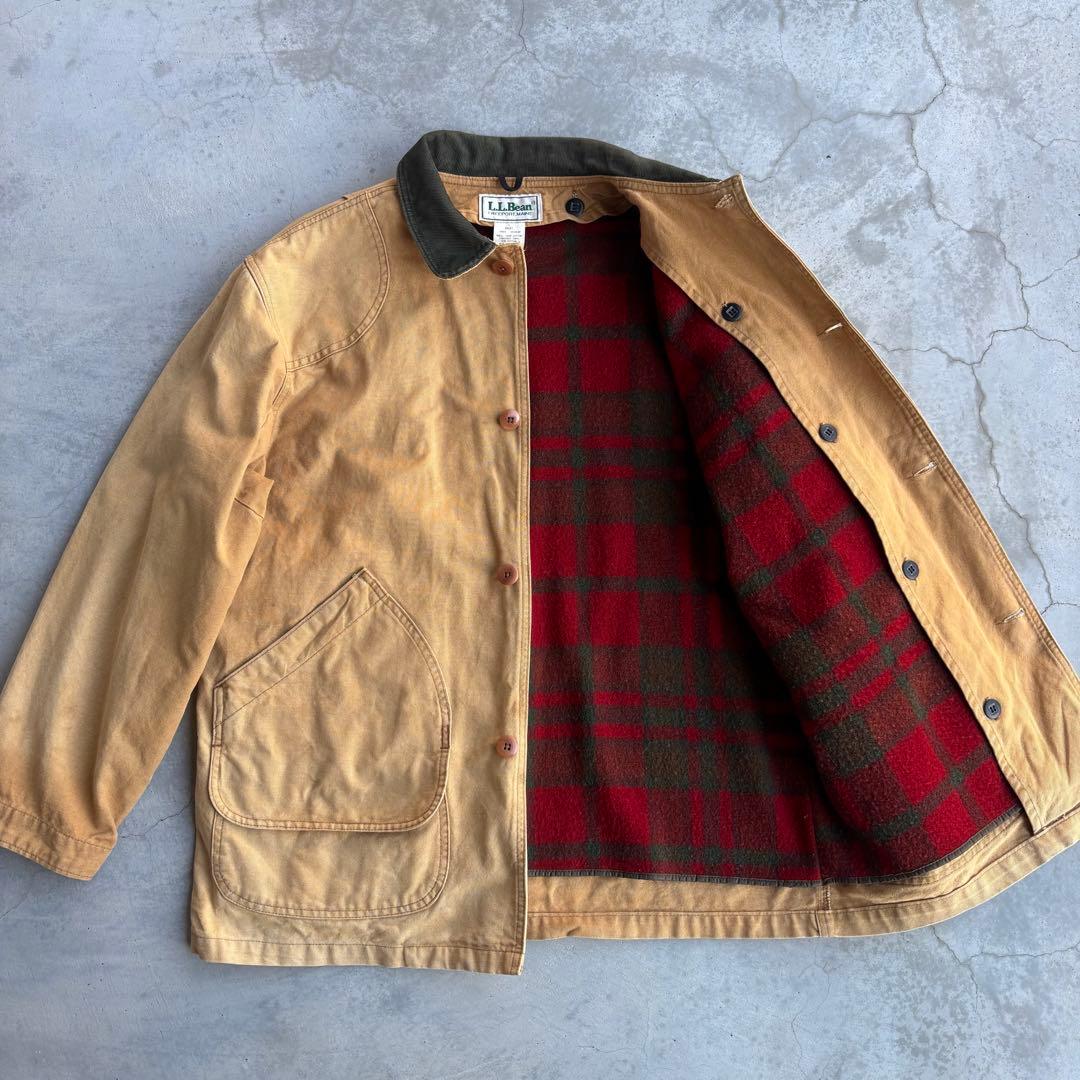 L.L.Bean ダックワークジャケット カバーオール USA製 ライナー脱着