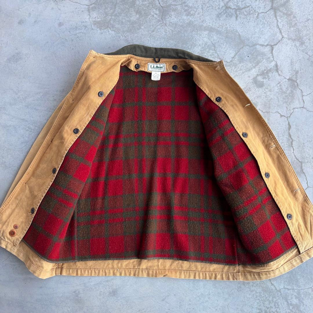 L.L.Bean ダックワークジャケット カバーオール USA製 ライナー脱着