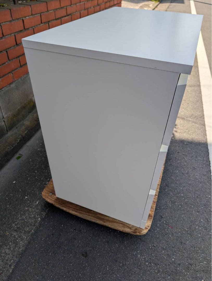 Min　美品IKEA MALM(マルム) チェスト 3段　幅80