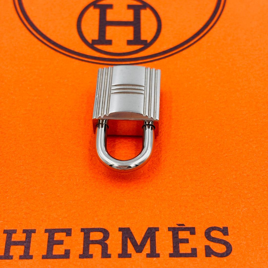 エルメス HERMES カデナ/南京錠 鍵セット No.51 シルバー 美品