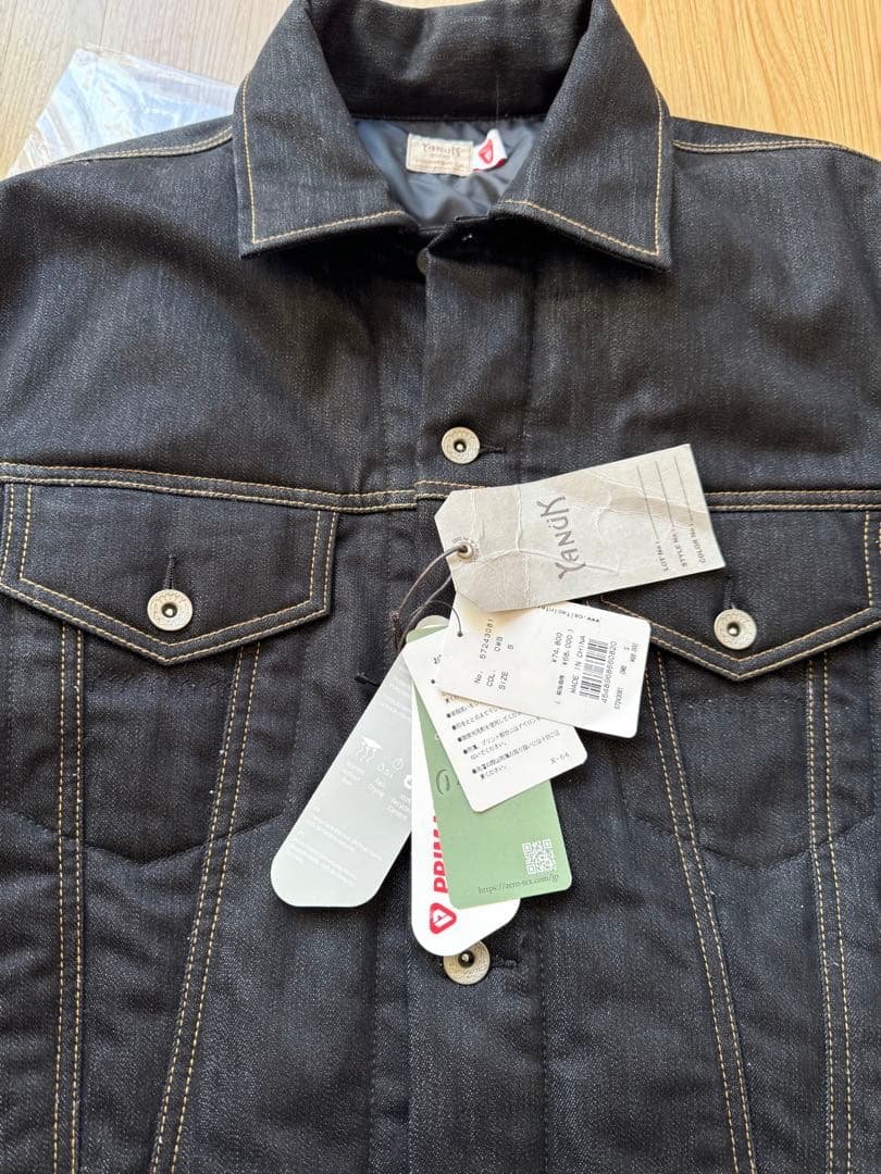 【YANUK】未使用24AW パデッドジーンジャケット　Sサイズ