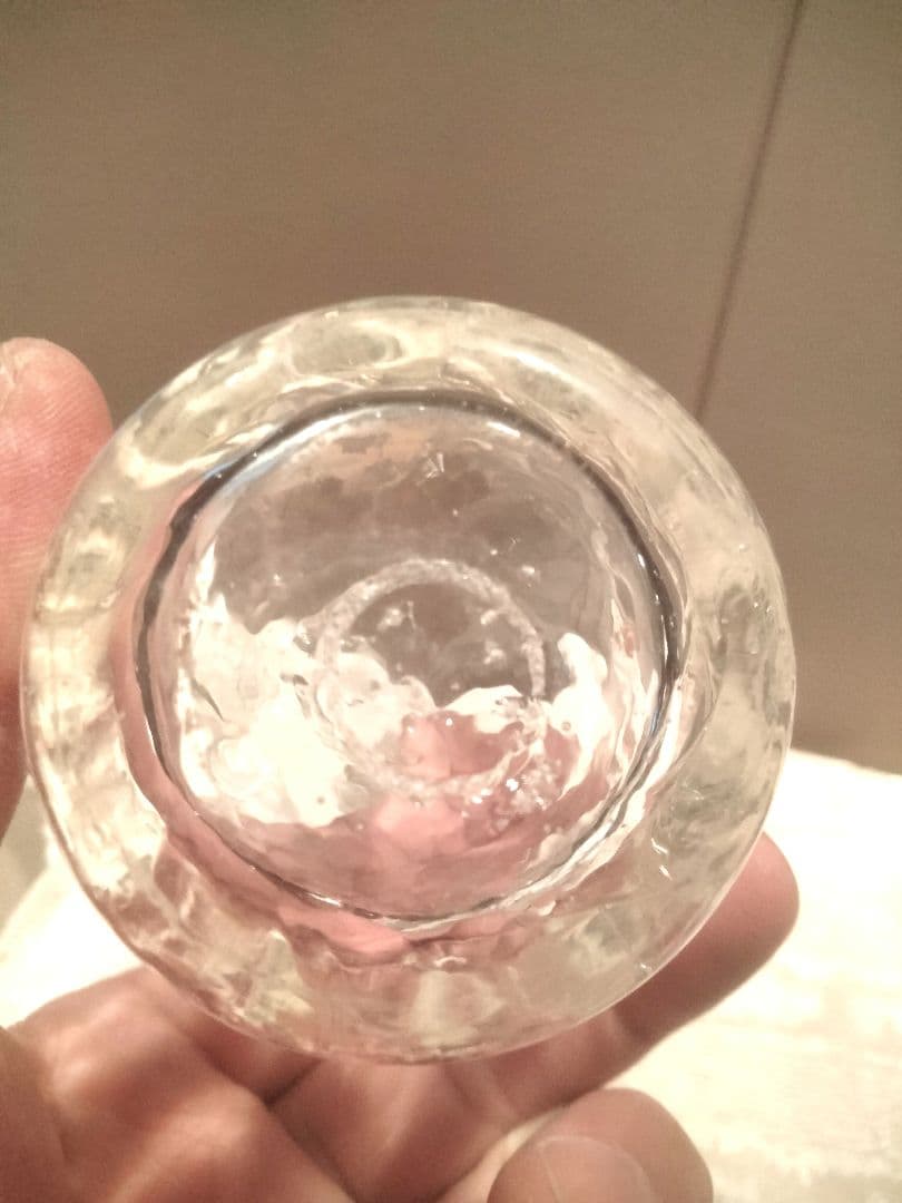 倉敷ガラス　名工　小谷真三　 ドレッシング瓶